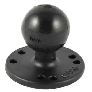 RAM Mount 2.5" Round Base w-0.31-18 Female Thread & 1.5" Ball - AMPs Pattern [RAM-202U-MT1] - RAM Mounting Systems