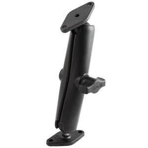 RAM Mount 1" Diameter Ball Mount w-Long Arm & 2 Diamond Bases [RAM-B-102U-C] - RAM Mounting Systems