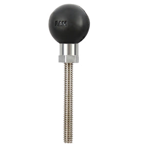 RAM Mount 1-4"-20 x 2 1-4" Threaded Stud w-1" Ball [RAM-B-273U] - RAM Mounting Systems