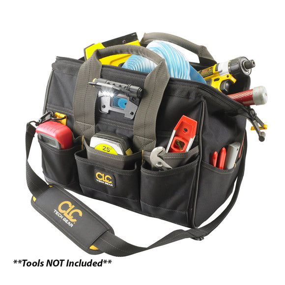 CLC L230 Tech Gear LED Lighted BigMouth Tool Bag - 14