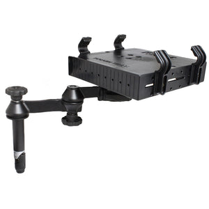 RAM Mount Double Swing Arm w-4" Male Tele-Pole - Laptop Tray [RAM-VP-SW1-4-234-3] - RAM Mounting Systems