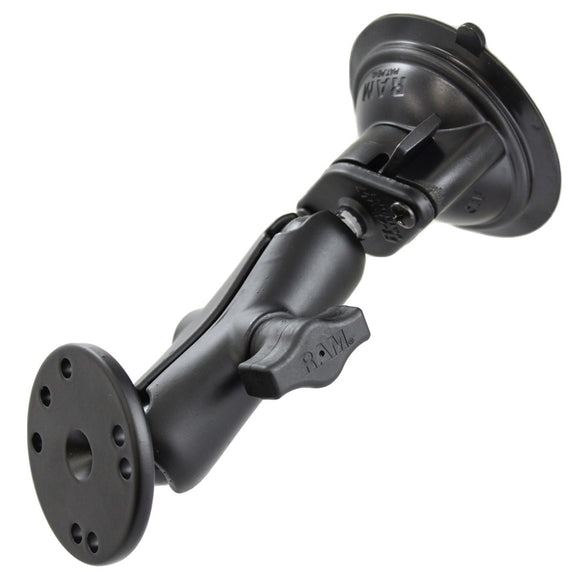 RAM Mount Twist Lock Suction Cup w-Round Base Adapter [RAM-B-166-202U] - RAM Mounting Systems