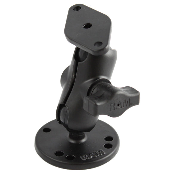 RAM Mount Flat Surface Mount Short Arm w-Diamond Base [RAM-B-138U-A] - RAM Mounting Systems