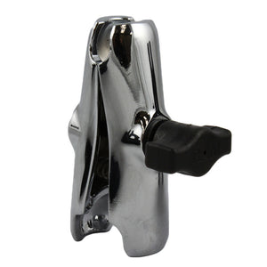 RAM Mount Chrome Double Socket Arm [RAM-B-201CHU] - RAM Mounting Systems