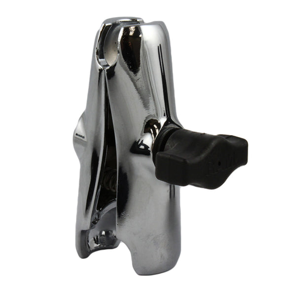 RAM Mount Chrome Double Socket Arm [RAM-B-201CHU] - RAM Mounting Systems