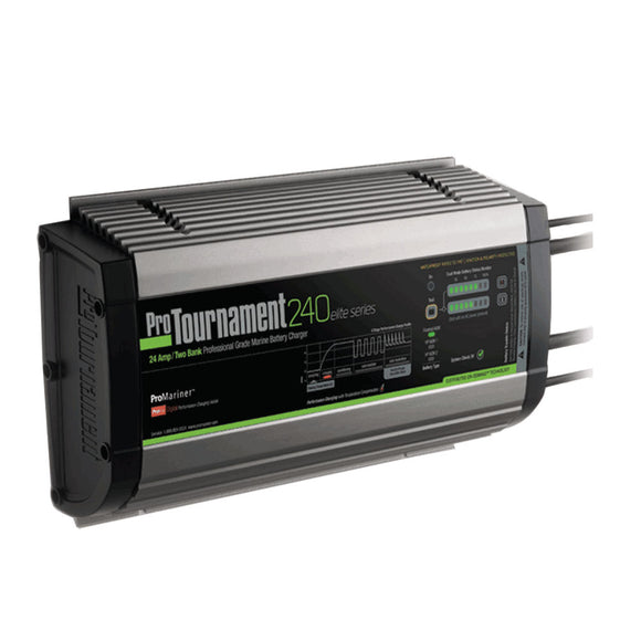 ProMariner ProTournament 240 elite Dual Charger - 24 Amp, 2 Bank [52024] - ProMariner