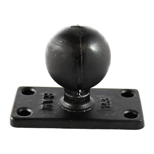 RAM Mount 1.5" x 3" Rectangle Base w-1.5" Ball [RAM-202U-153] - RAM Mounting Systems