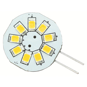 Lunasea G4 8 LED Side Pin Light Bulb - 12VAC or 10-30VDC/1.2W/123 Lumens - Warm White [LLB-216W-21-00]