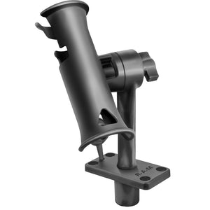 RAM Mount RAM Tube Jr. Fishing Rod Holder w-Standard 6" Length Post Spline & Flush Mounting Base [RAP-390-FU] - RAM Mounting Systems