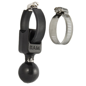 RAM Mount 1.5" Ball Base w-Strap 0.5" - 2" Diameter [RAM-108BU] - RAM Mounting Systems