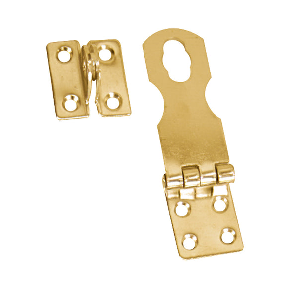 Whitecap Swivel Safety Hasp - Polished Brass - 1