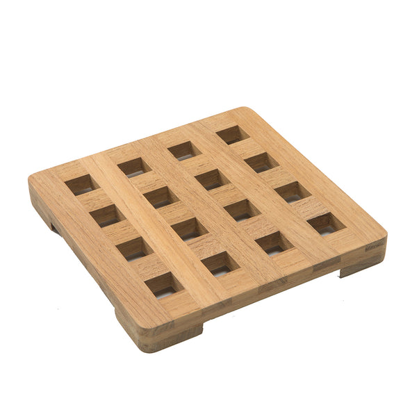 Whitecap Teak Small Square Trivet - 6