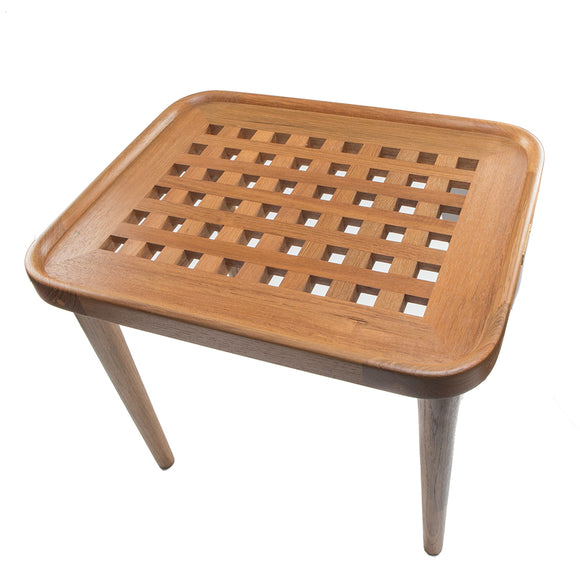 Whitecap Teak Cockpit Grate End Table [60020]