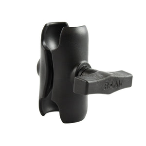 RAM Mount Composite Short Double Socket Arm f-1.5" Ball Base [RAP-201U-B] - RAM Mounting Systems