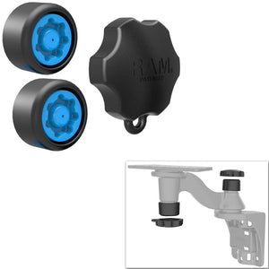 RAM Mount Pin-Lock Security Kit f- Single Swing Arm Mount [RAP-S-KNOB-109U] - RAM Mounting Systems