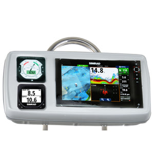 NavPod GP1176 SystemPod Pre-Cut f/Simrad NSS12 evo2 or B&G Zeus 12 & 2 Instruments f/9.5" Wide Guard [GP1176]