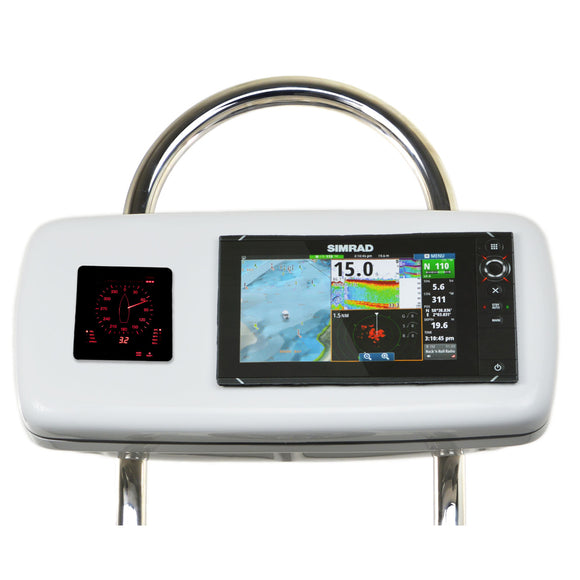 NavPod GP2040-13 SystemPod Pre-Cut f/Simrad NSS9 evo2 or B&G Zeus 9 & 1 Instrument f/12