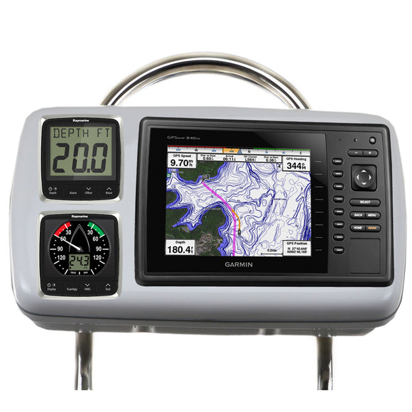 NavPod GP2088 SystemPod Pre-Cut f/Garmin 820/820xs/840xs & 2 Instruments f/12