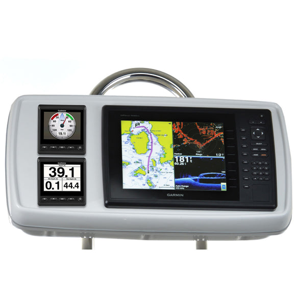 NavPod GP2170-06 SystemPod Pre-Cut f/Garmin 1020/1020xs/1040xs & 2 Instruments f/12