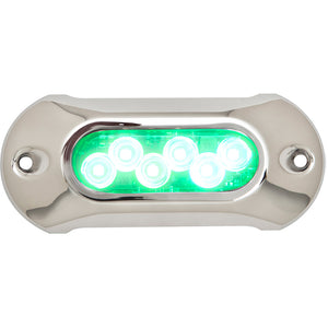 Attwood Light Armor Underwater LED Light - 6 LEDs - Green [65UW06G-7] - Attwood Marine