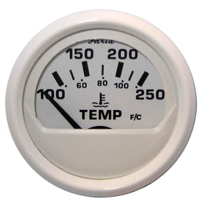 Faria Dress White 2" Water Temperature Guage (100-250 DegreeF) [13110] - Faria Beede Instruments