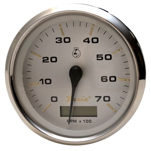 Faria Kronos 4" Tachometer w-Hourmeter - 7,000 RPM (Gas - Outboard) [39040] - Faria Beede Instruments