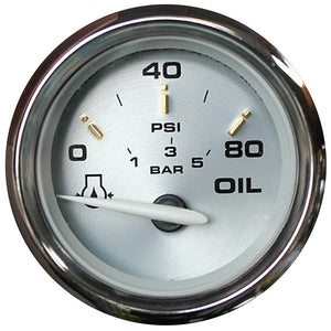 Faria Kronos 2" Oil Pressure Gauge - 80 PSI [19002] - Faria Beede Instruments