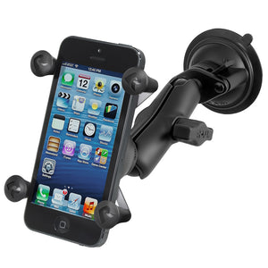 RAM Mount Twist Lock Suction Cup Mount w-Universal X-Grip Cell Phone Holder [RAM-B-166-UN7U] - RAM Mounting Systems