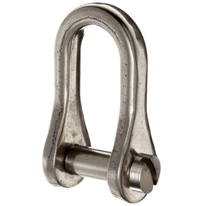 Ronstan Standard Dee Slotted Pin Shackle - 1/4" Pin - 7/8"L x 9/16"W [RF151]