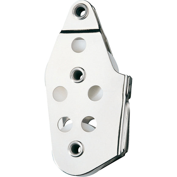 Ronstan Series 30 Fiddle Block - Narrow w/Tube Rivet Head  V-Jam Cleat [RF187]