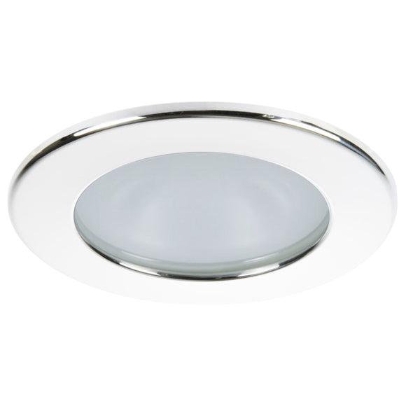 Quick Kai XP Downlight LED - 4W, IP66, Screw Mounted - Round White Bezel, Round Warm White Light [FAMP2982B02CA00]