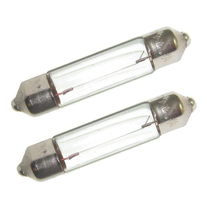 Perko Double Ended Festoon Bulbs - 12V, 10W, .74A - Pair [0070DP0CLR] - Perko