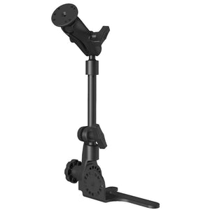 RAM Mount Universal No-Drill RAM Pod HD Vehicle Mount w-Double Socket Arm & 2.5" Round Base (AMPS Hole Pattern) [RAM-316-HD-202U] - RAM Mounting Systems