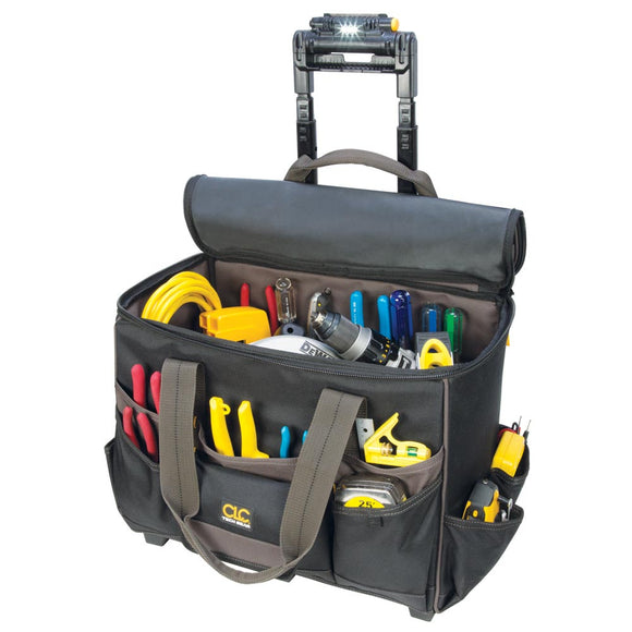 CLC L258 Tech Gear Lighted Handle Roller Bag - 17