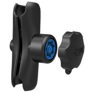 RAM Mount Double Socket Arm w-Pin-Lock Security Knob - 1.5" [RAM-201-SU] - RAM Mounting Systems