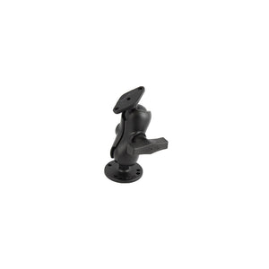 RAM Mount Screw Down Surface Mount Short Arm 1.5" Ball [RAM-138U-B] - RAM Mounting Systems