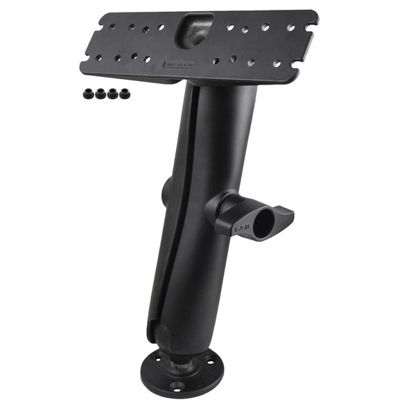 RAM Mount Marine Electronics Mount Long - Gimbal Brackets Under 15lbs [RAM-D-111U-E] - RAM Mounting Systems