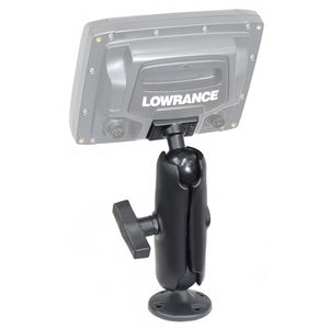 RAM Mount 1.5" Ball "Rugged Use" Composite Mount f-Lowrance Elite-5 & Mark-5 Series Fishfinders [RAP-101U-LO11] - RAM Mounting Systems