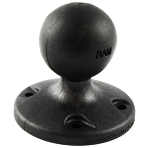 RAM Mount 2.5" Composite Round Base w-AMPS Hole Pattern & 1.5" Ball [RAP-202U] - RAM Mounting Systems