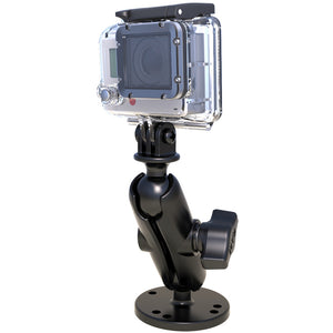 RAM Mount 1" Ball Mount w-Custom GoPro Hero Adapter [RAM-B-138-GOP1U] - RAM Mounting Systems