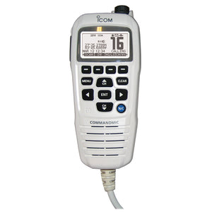 Icom COMMANDMICIV w-White BlackLit LCD - Super White [HM195GW] - Icom