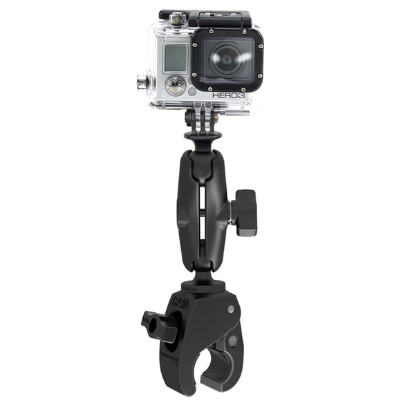 RAM Mount Small Tough-Claw Mount w-Custom GoPro Hero Adapter [RAP-B-400-GOP1U] - RAM Mounting Systems