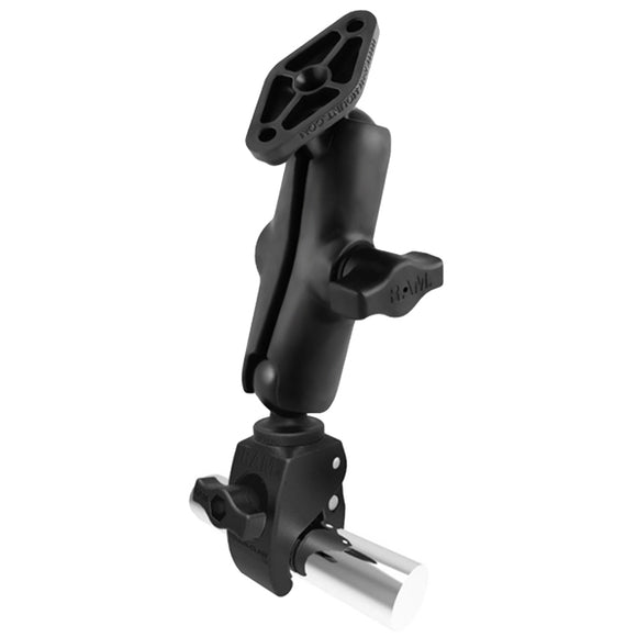 RAM Mount Tough-Claw Base w-Double Socket Arm & Diamond Base Adapter [RAP-B-400-238U] - RAM Mounting Systems