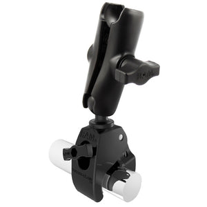 RAM Mount 1" Ball Standard Length Double Socket Arm w-Medium Tough-Claw Base [RAP-B-404-201U] - RAM Mounting Systems