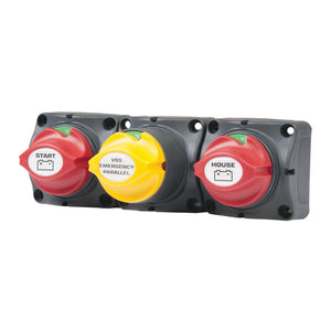 BEP Battery Distribution Cluster f/Single Engine w/Two Battery Banks    w/Motorized VSR [80-716-0017-00]