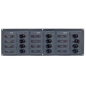 BEP DC Panel - 12-Way - No Meter - Horizontal [902NMH]