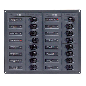 BEP DC Panel - 16-Way - No Meter [904NM]