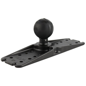 RAM Mount 11" x 3" Rectangle Universal Electronics Base w-2.25" Ball [RAM-D-111BU] - RAM Mounting Systems