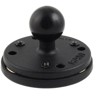 RAM Mount Triple Magnetic 2.5" Round Base w-1" Ball [RAM-B-202-339U] - RAM Mounting Systems