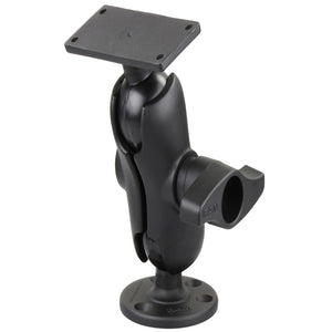 RAM Mount 2.25" Ball Mount w-3.68" Round Base & 2" x 5" Rectangular Base f-Humminbird HELIX 9, 10 & 12 [RAM-D-202-25-C-202U] - RAM Mounting Systems